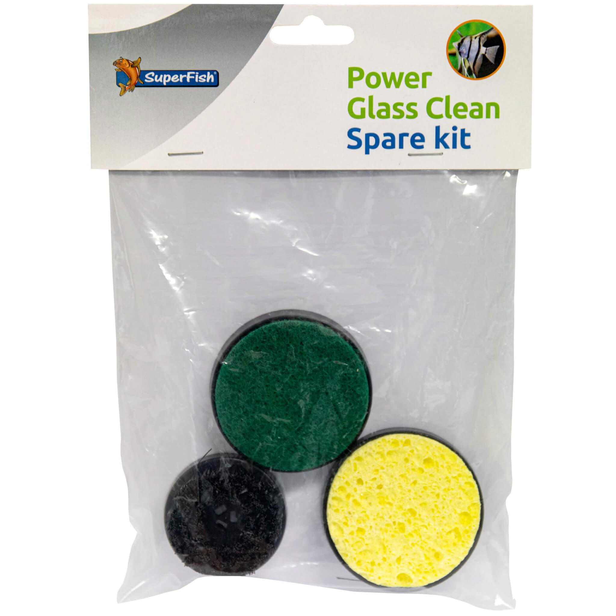 SuperFish replacement sponges for Power Glass Clean