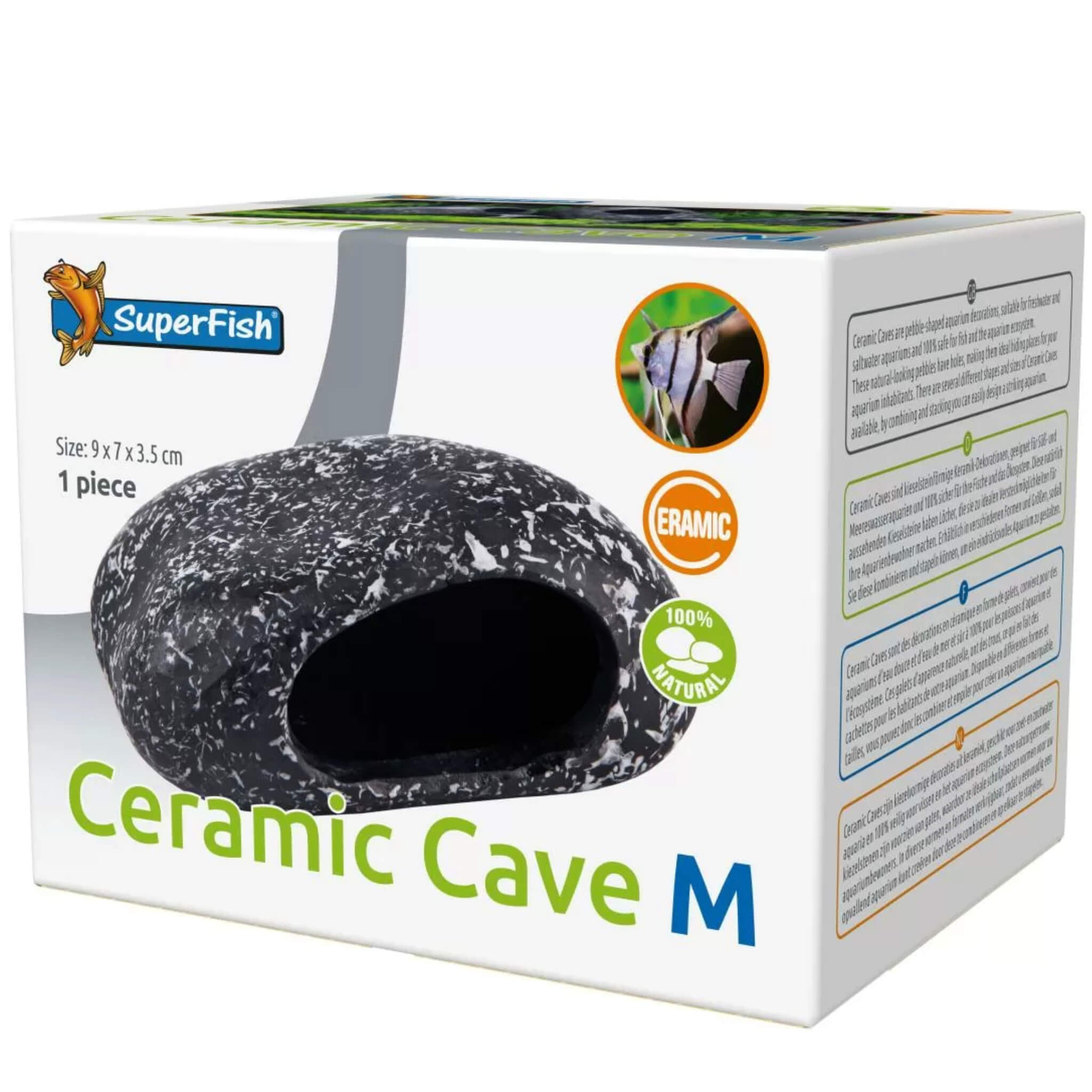 SuperFish ceramic fish cave M